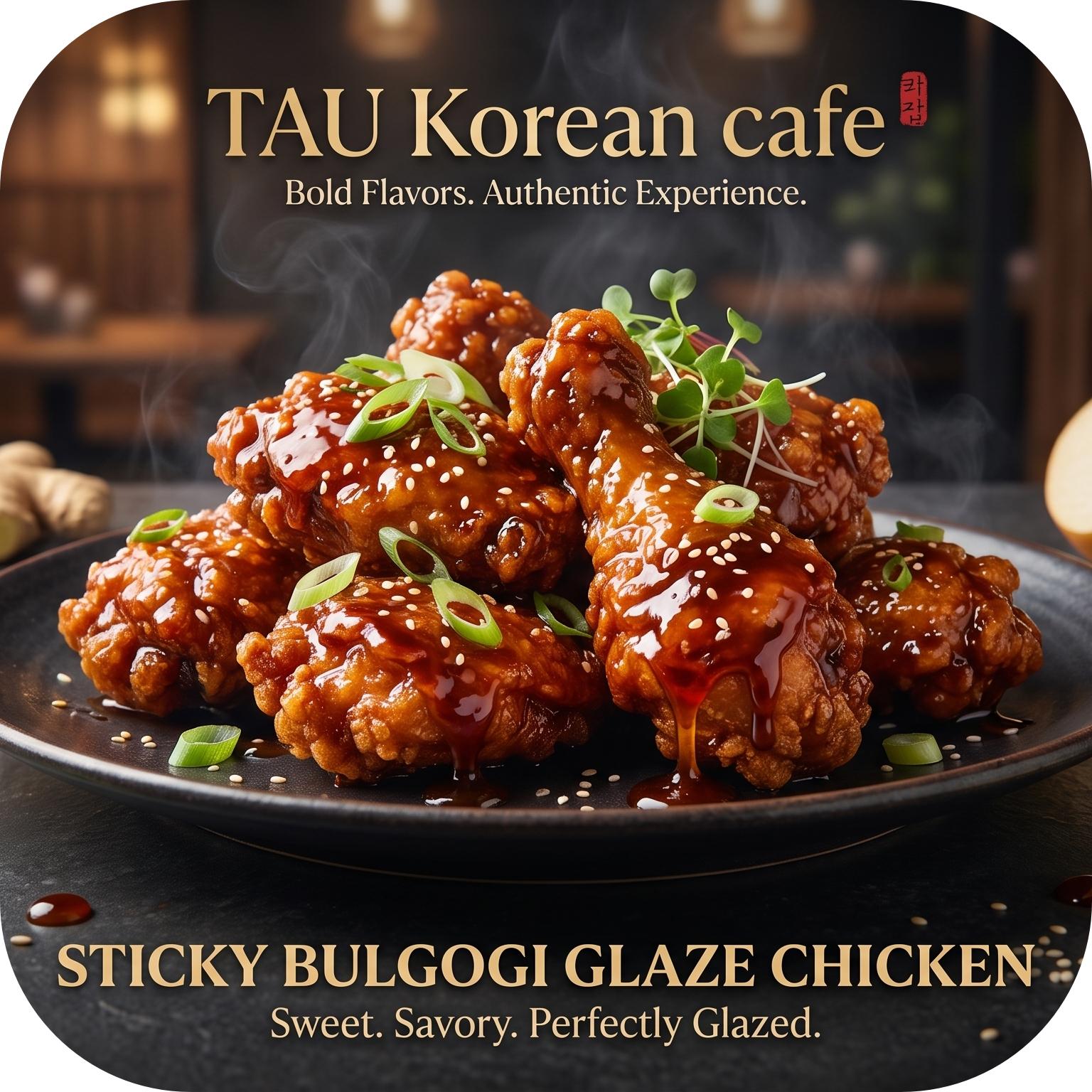 Sticky Bulgogi Glaze Chicken